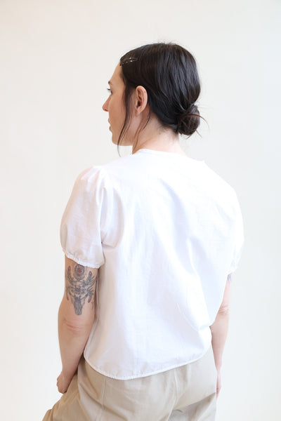 épine double ribbon frill blouse White Spell Fleur Lace Frill Blouse | Parallel
