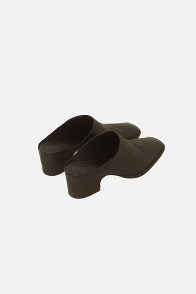 Square Arch Mule Black – Rhoan