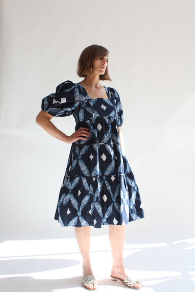 Nora Dress Indigo – Rhoan