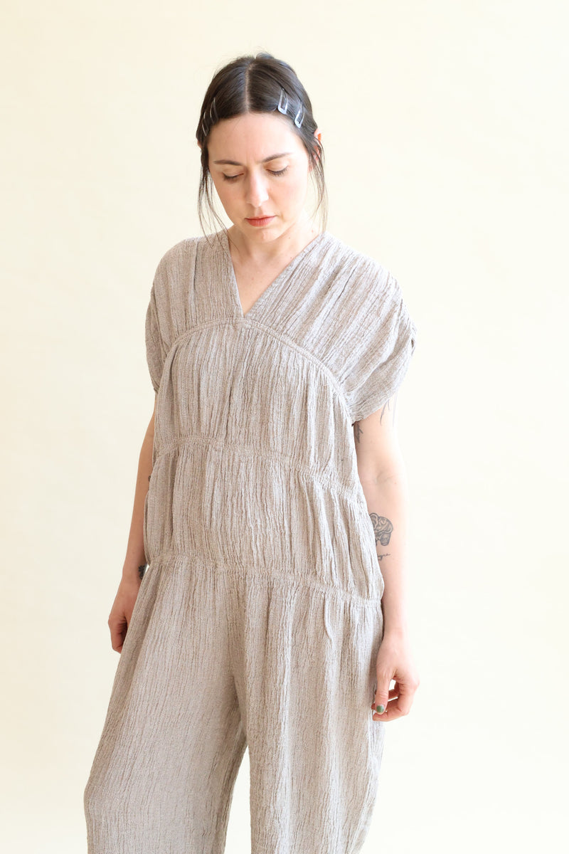 Accordion Jumpsuit Ash