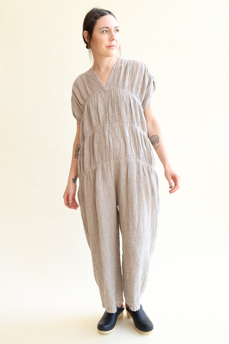 Accordion Jumpsuit Ash