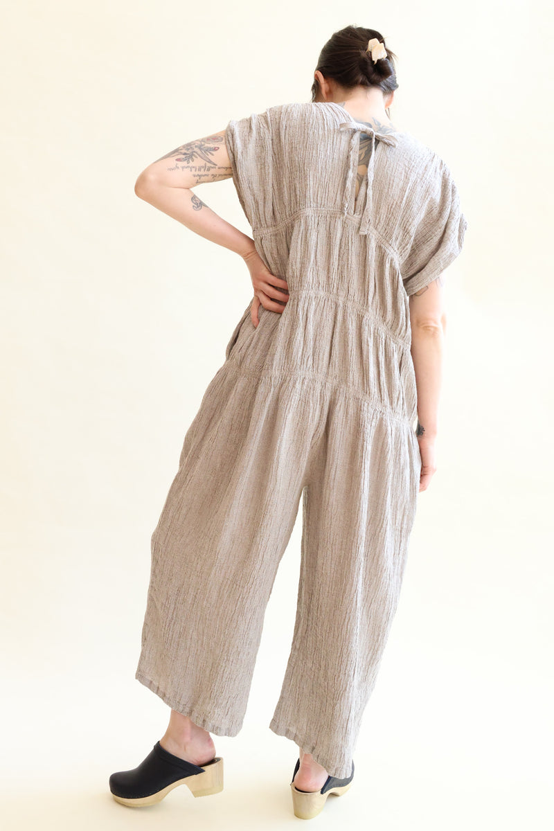 Accordion Jumpsuit Ash