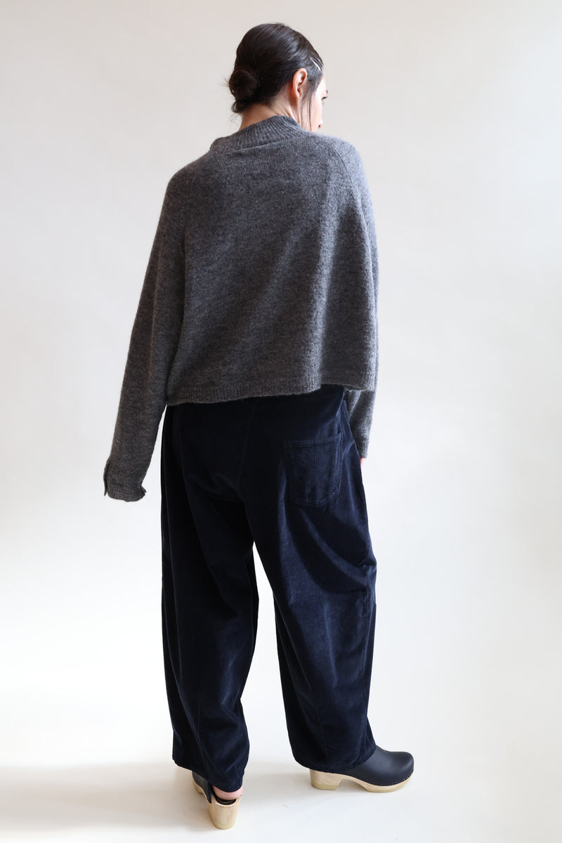 Corduroy Baggy Pants Navy