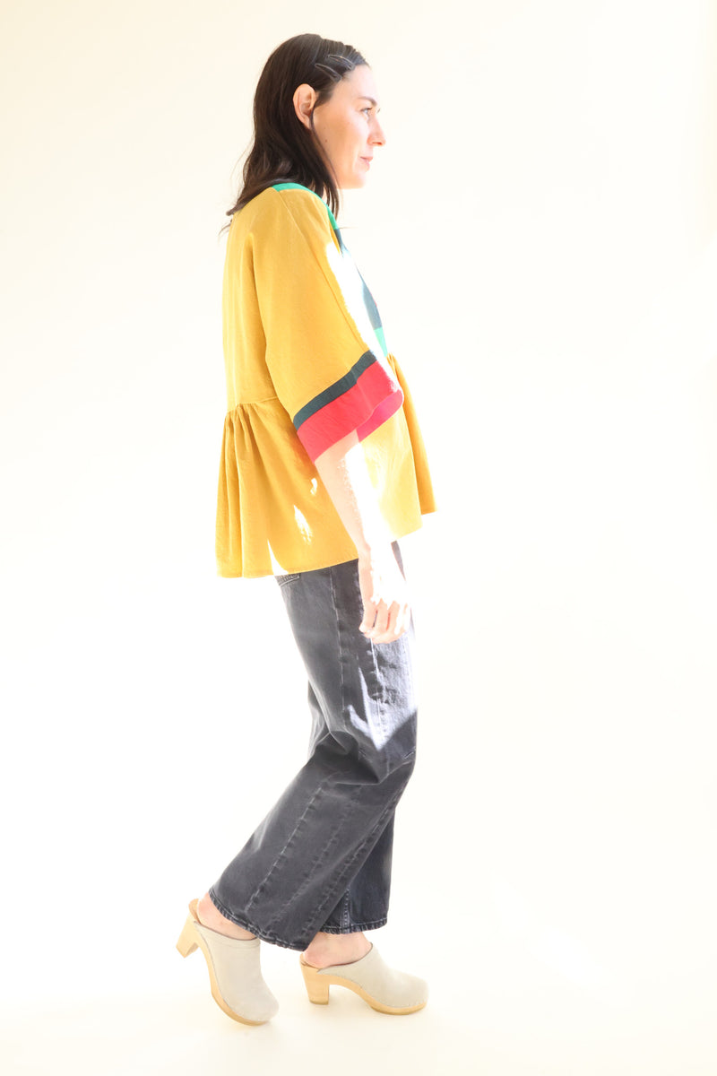 Rafe Top Mustard Multi