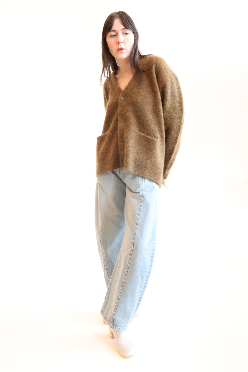 Mohair Cardigan Spices