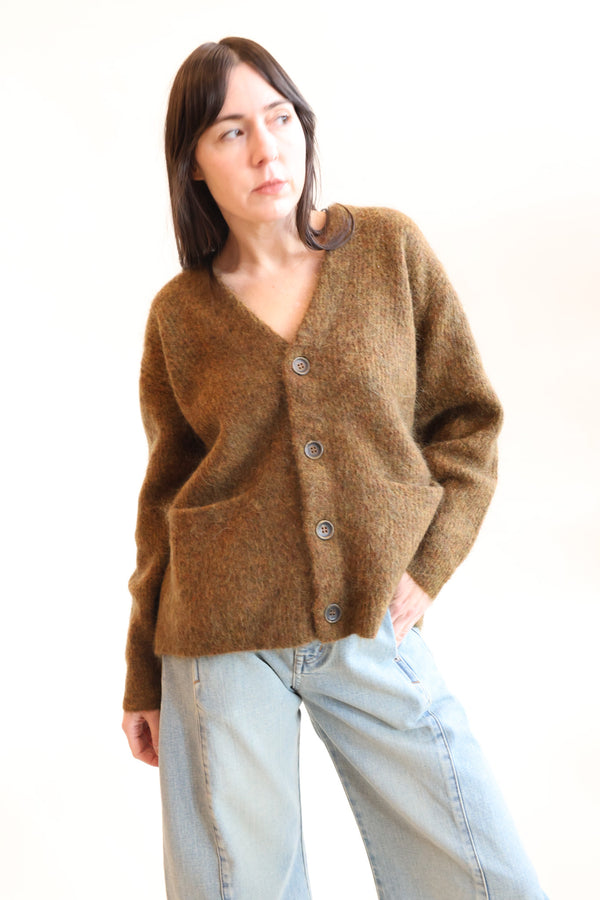 Mohair Cardigan Spices
