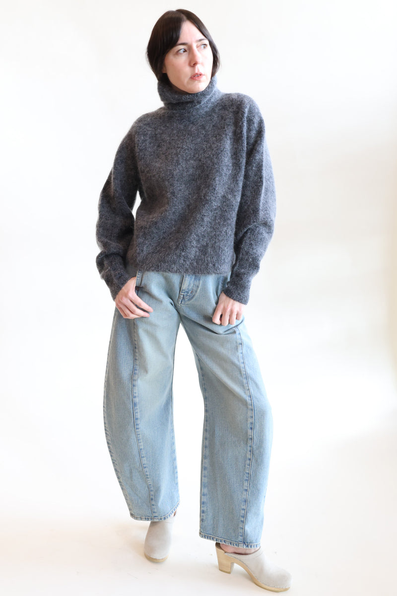 Mohair Highneck Charcoal