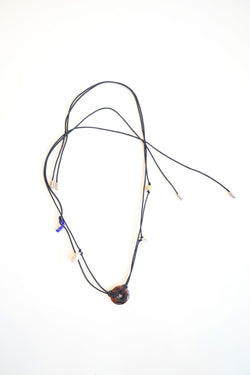 Confetti Cord Belt with Multi Beads