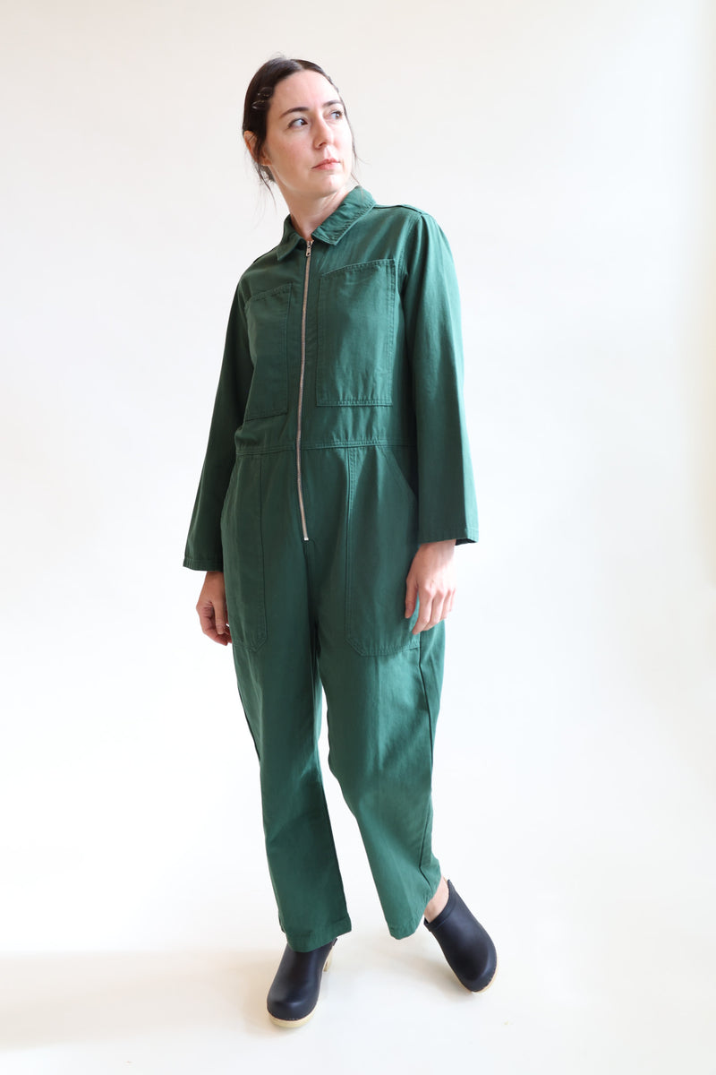 Dominic Boilersuit Forest Green