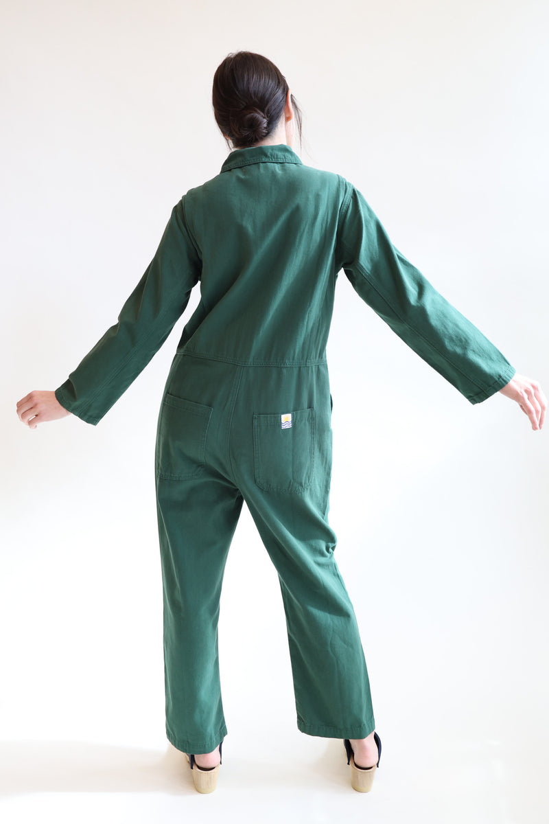 Dominic Boilersuit Forest Green