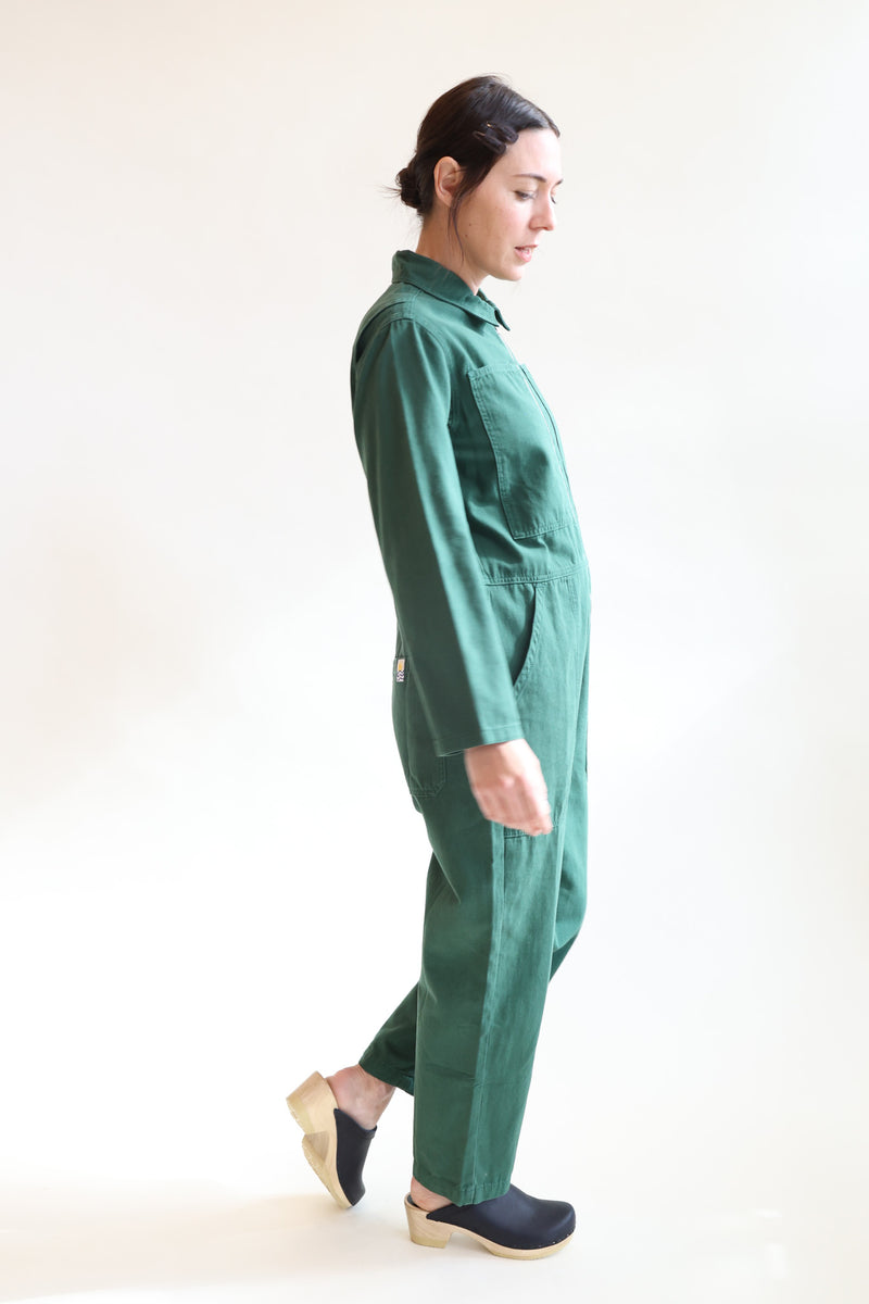 Dominic Boilersuit Forest Green