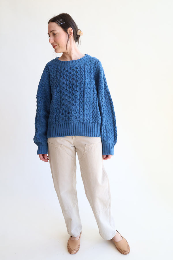 Fisherman Sweater Indigo