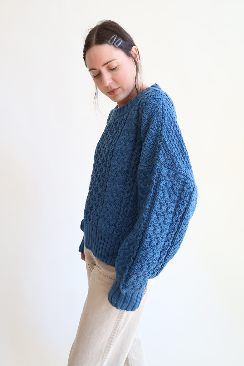 Fisherman Sweater Indigo