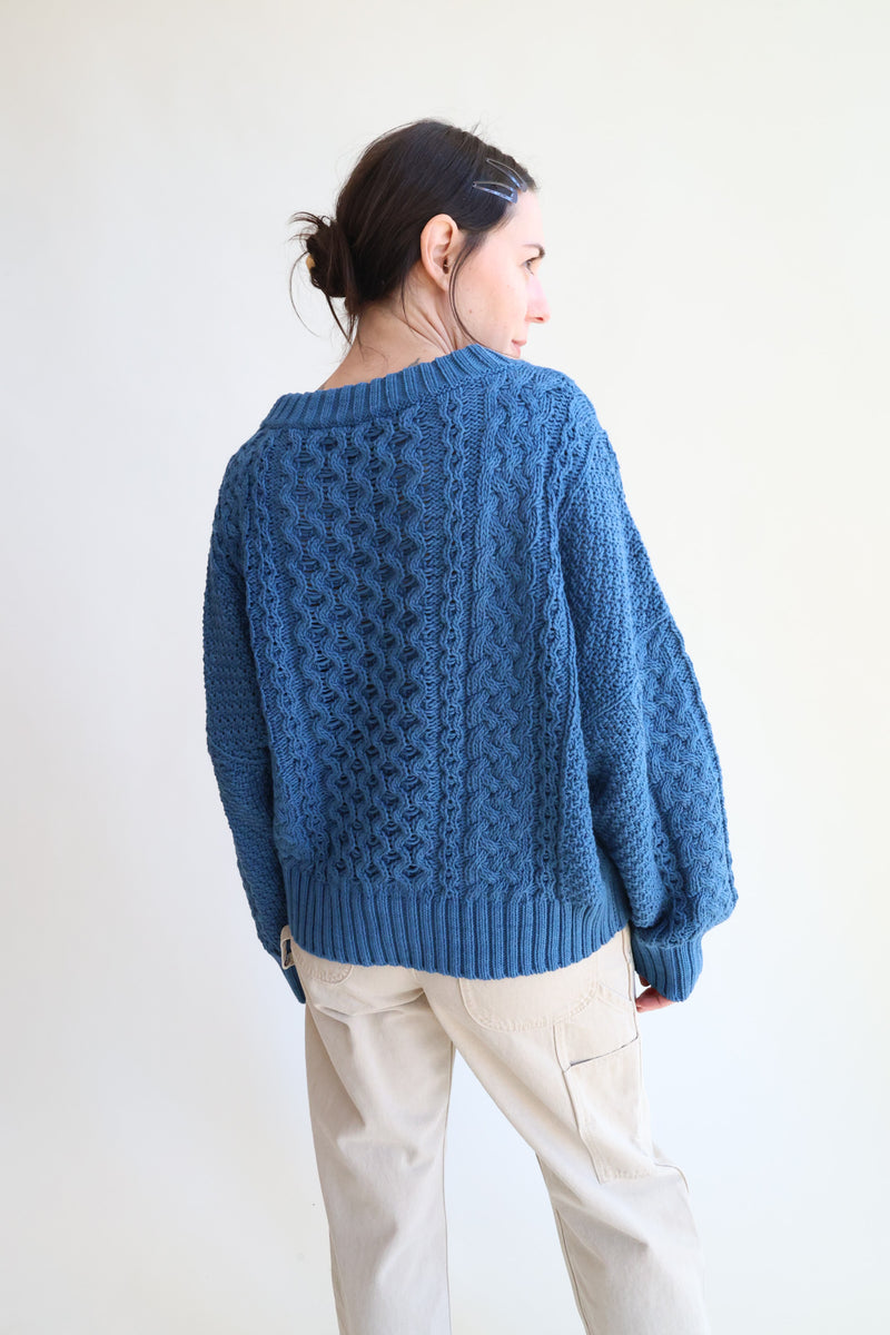 Fisherman Sweater Indigo