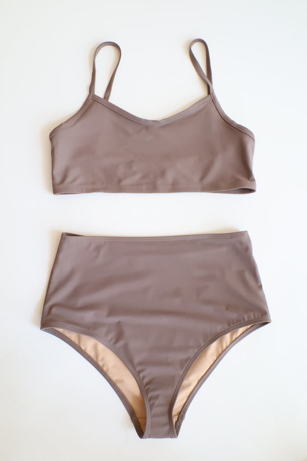 Basic High Bottom Taupe