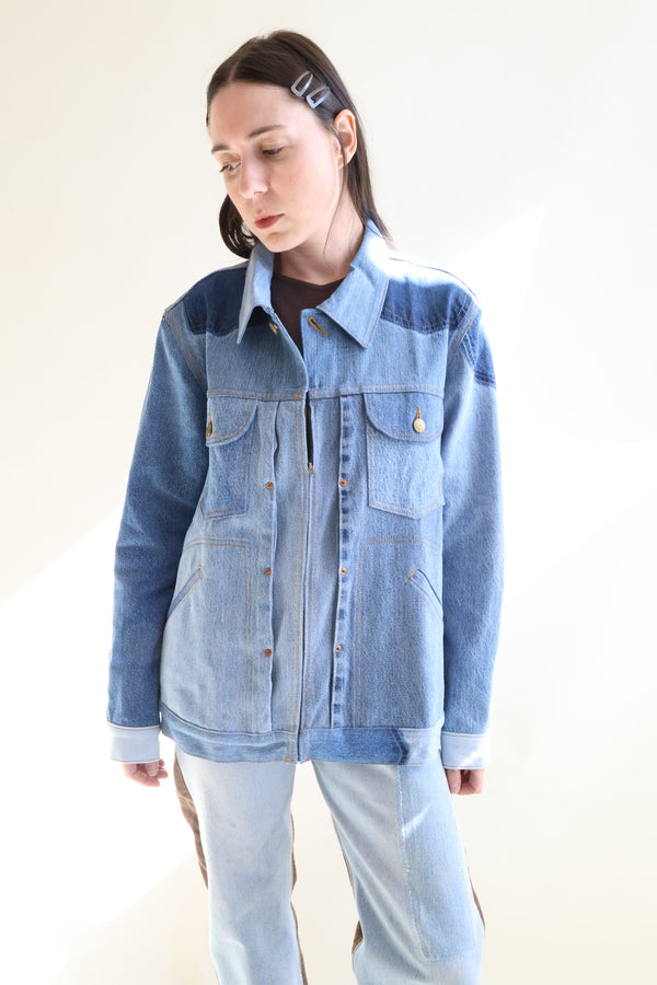 Reworked Lennon Jacket Classic Vintage Indigo