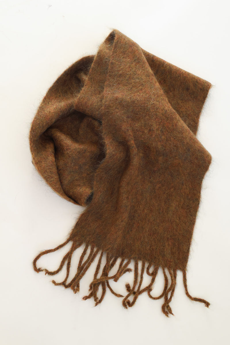 Brushed Mohair Scarf Spices