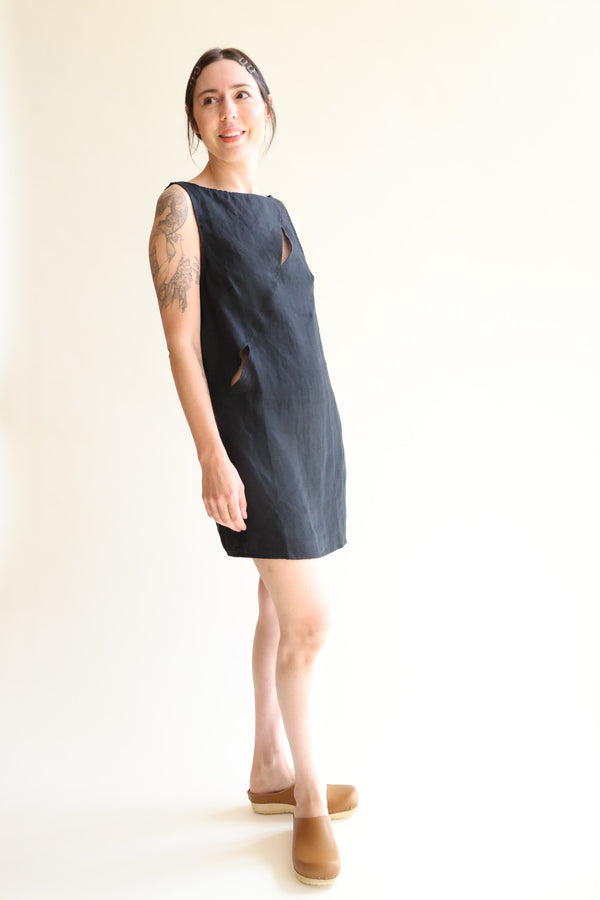 Shift Mini Dress Black