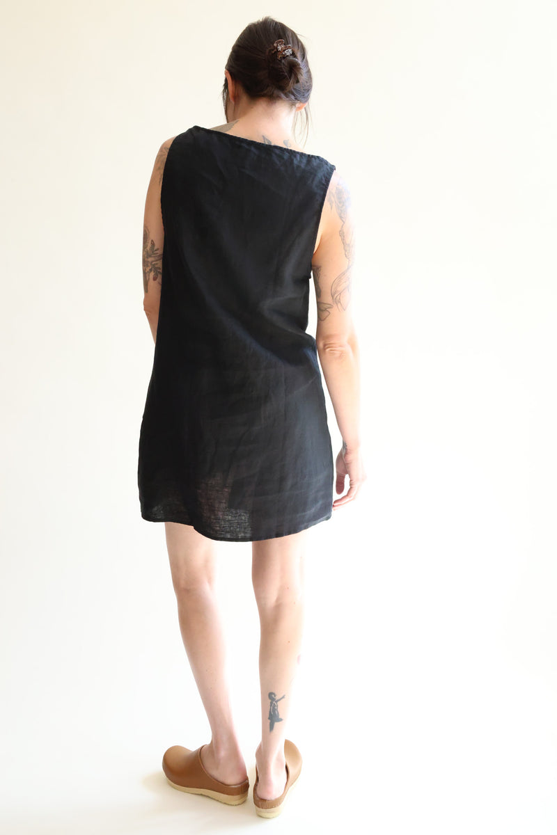 Shift Mini Dress Black