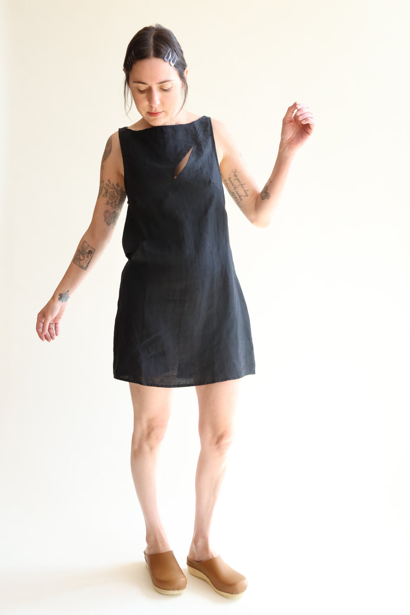 Shift Mini Dress Black