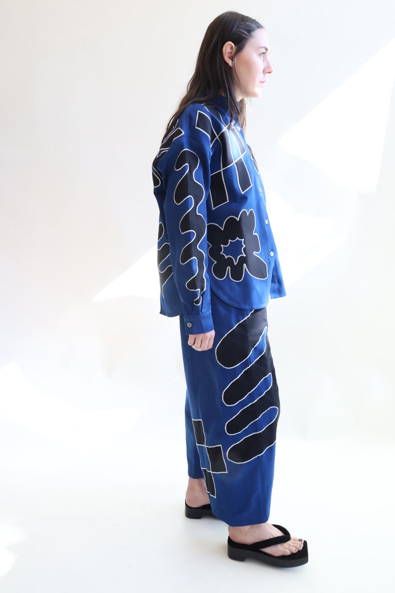 Zinia Top Orgone Applique
