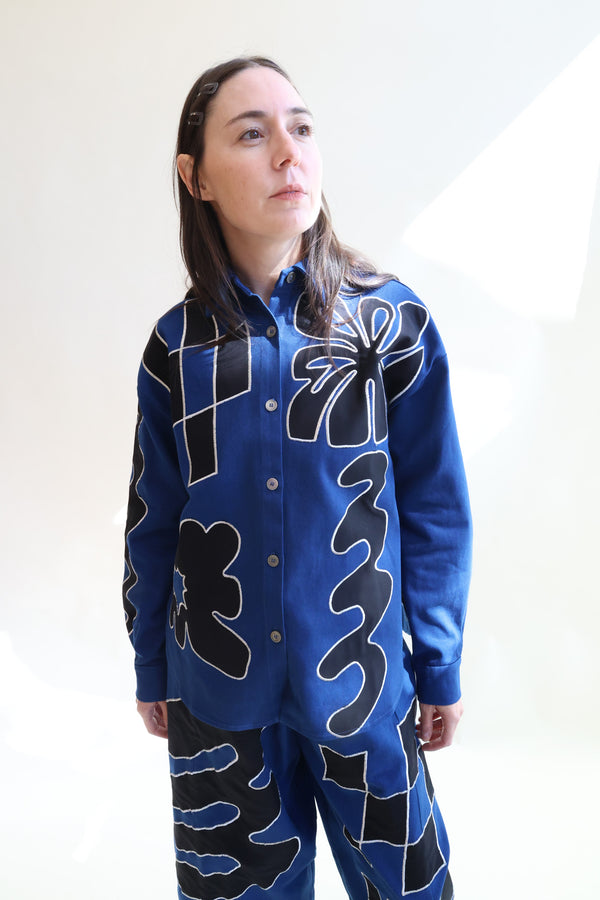 Zinia Top Orgone Applique