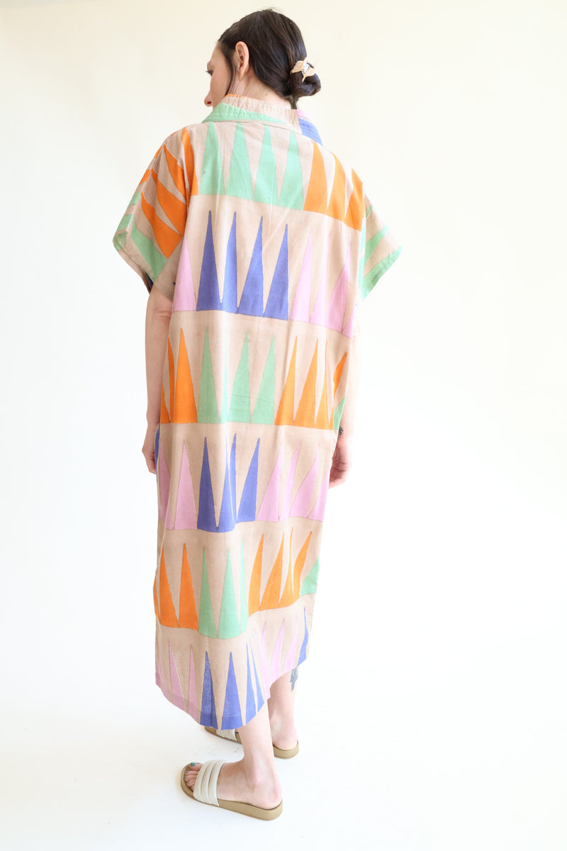 Naya Kaftan Multi Point Block Print