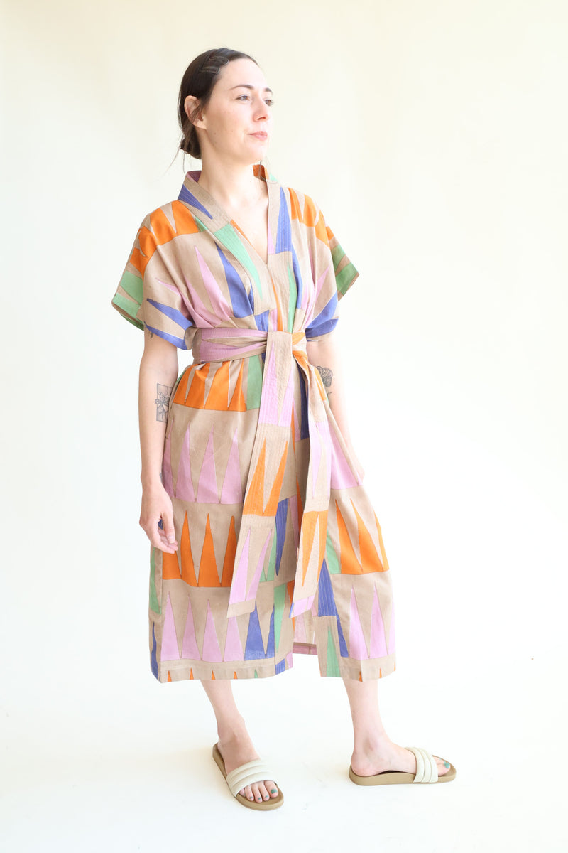 Naya Kaftan Multi Point Block Print