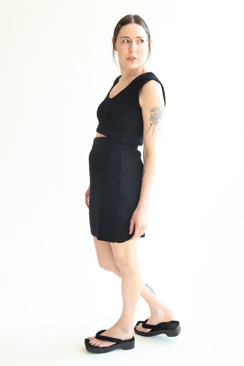 Rack Mini Skirt Black