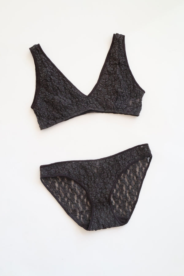 Crescent Bra Black