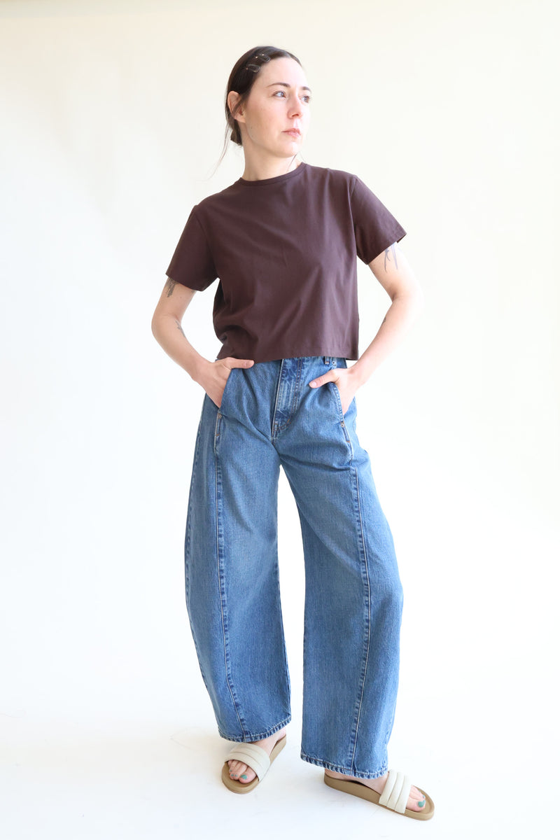 Barrel Denim Pants Light Blue