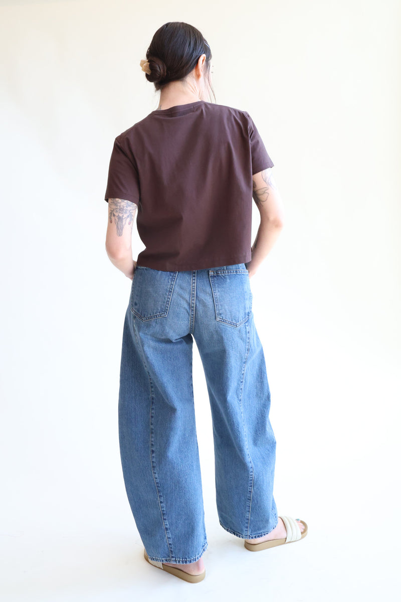 Barrel Denim Pants Light Blue