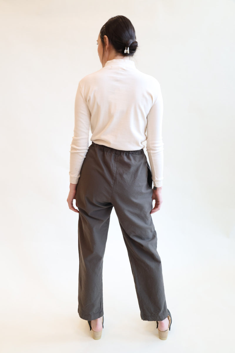 Drawstring Trouser Suede