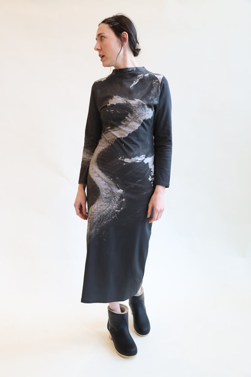 Puigmal Dress Mountain Print