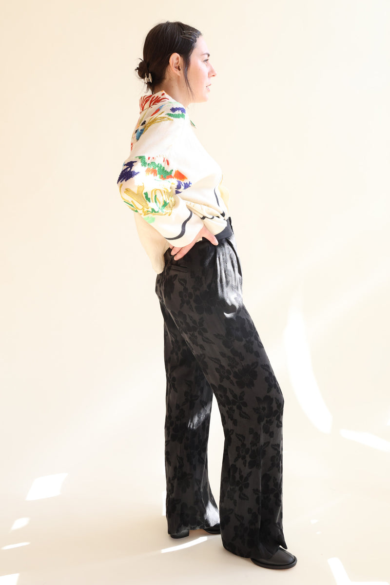 Petra Pants Black Floral