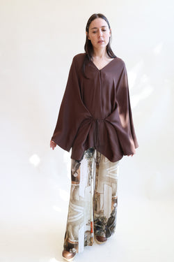 Glory Viscose Blouse Chicory Coffee