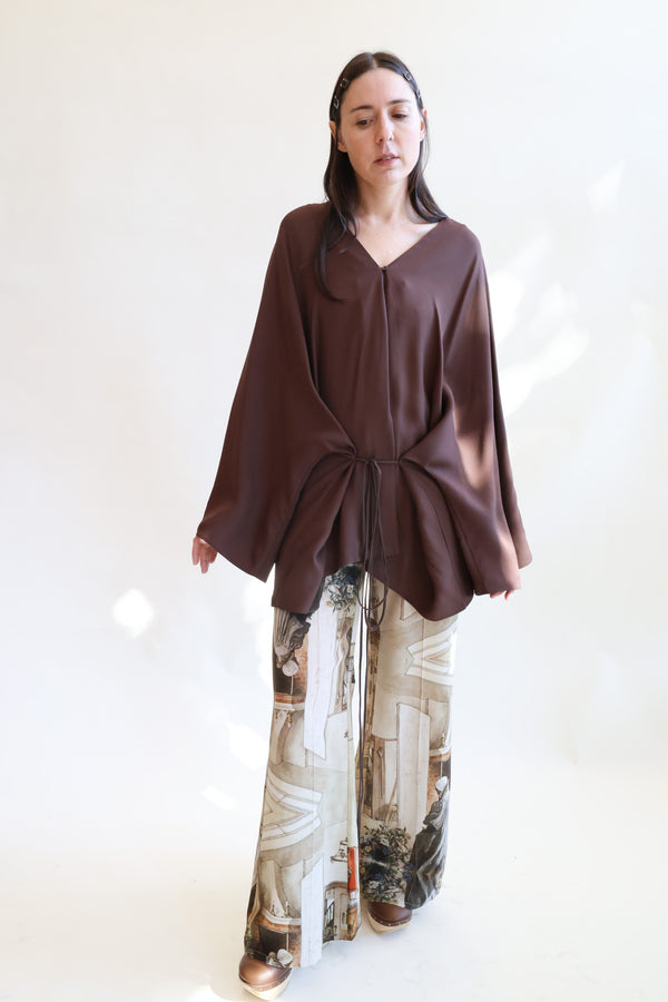 Glory Viscose Blouse Chicory Coffee
