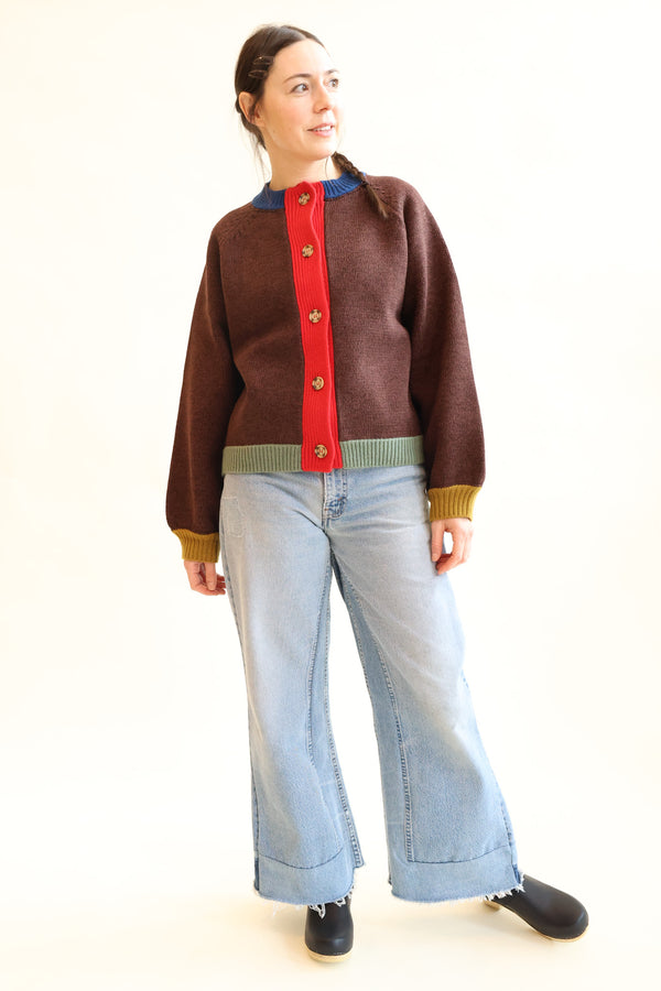 Ives Cardigan Chocolate