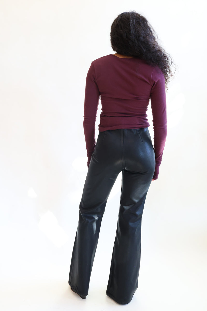 Les Deux Pants Black Lacquer