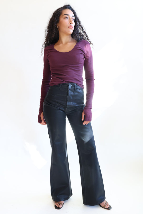 Les Deux Pants Black Lacquer