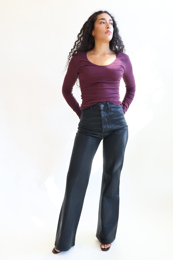 Les Deux Pants Black Lacquer