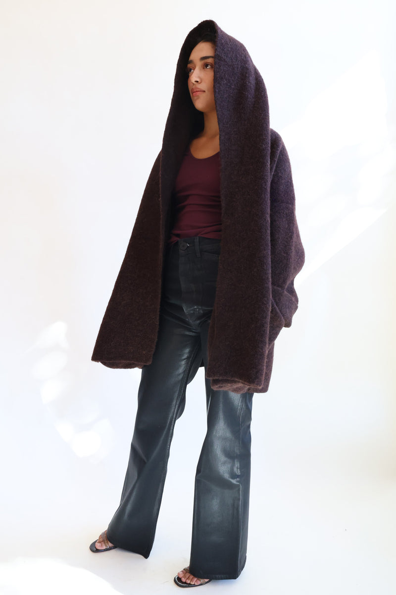 Double Face Coat Merlot