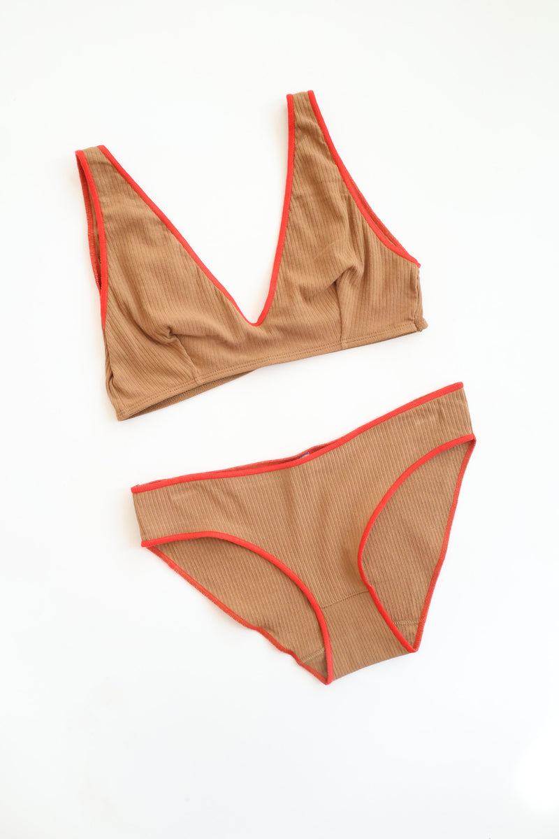 Pam Pants Alamillo Brown and Red