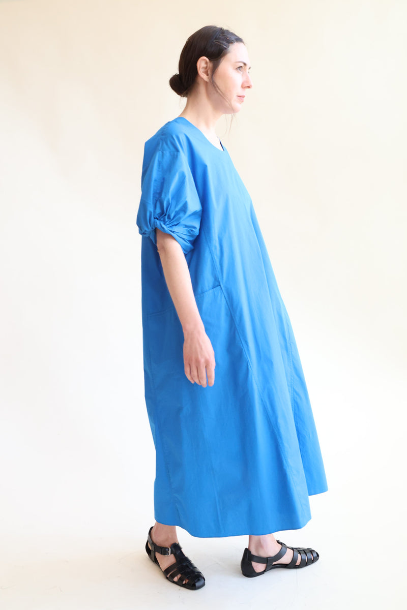 U-Neck Dress Cerulean