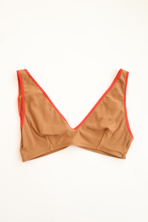 Pam Bra Alamillo Brown and Red