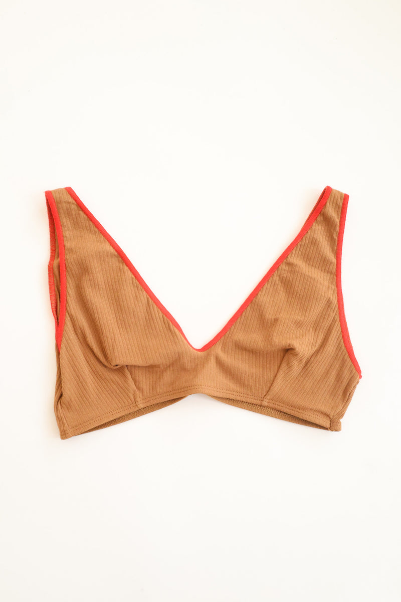 Pam Bra Alamillo Brown and Red