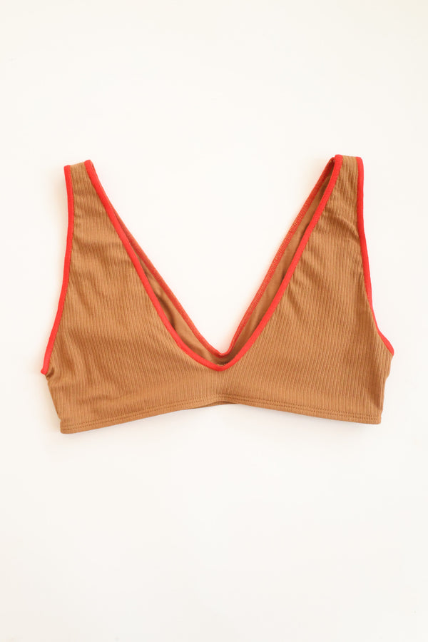 Pam Bra Alamillo Brown and Red