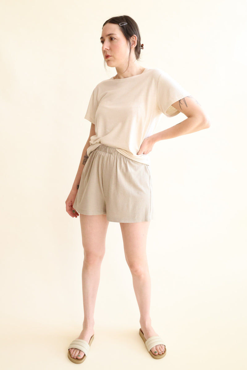 Silk Tee Shirt Undyed