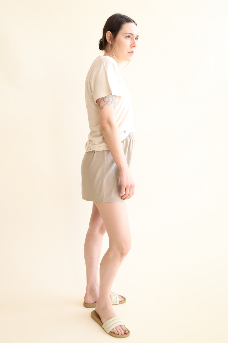 Silk Tee Shirt Undyed