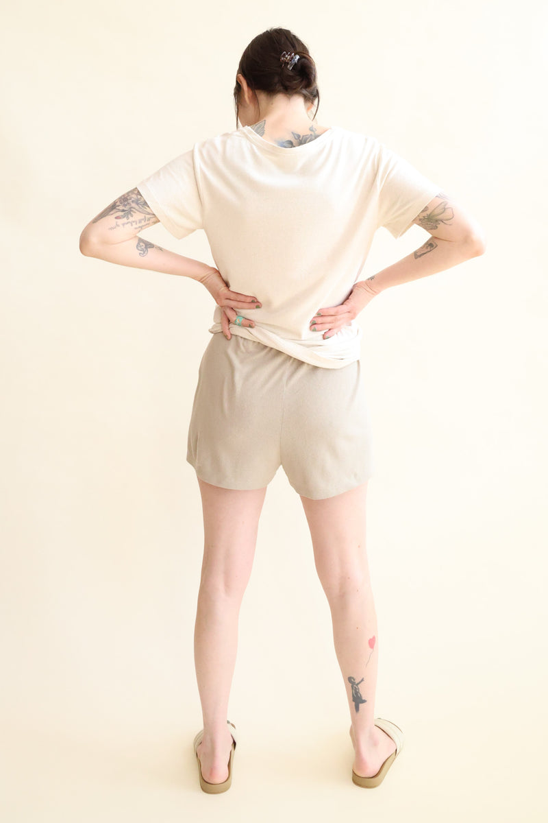 Silk Tee Shirt Undyed